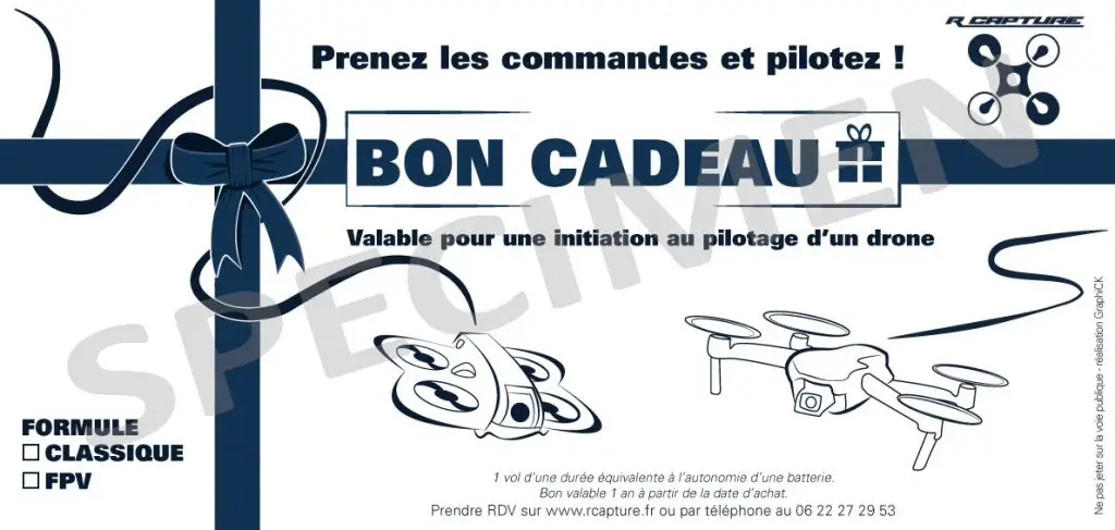 Bon cadeaux pour initiation