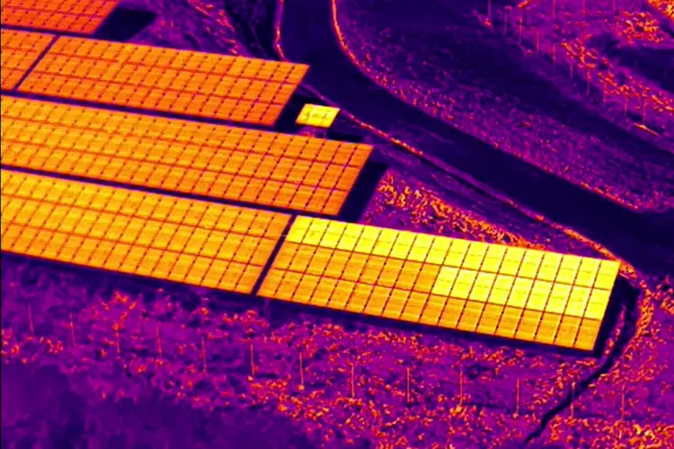 Prestation technique thermographie par drone